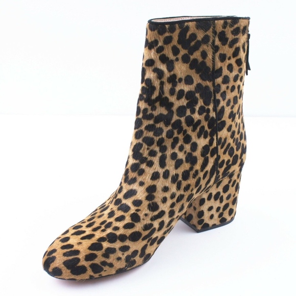 New JCREW Sadie ankle Boots in Leopard Calf Hair - Picture 5 of 5